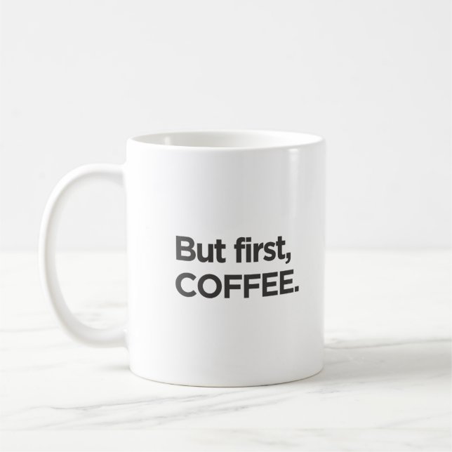 Men först kaffemugg (Vänster)