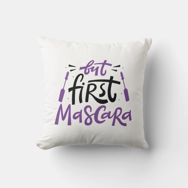 Men först Mascara Kudde (Framsida)