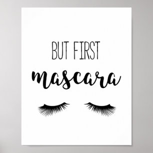 Men först mascara poster