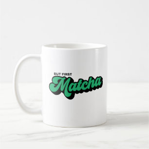 Men först Matcha Retro Stil Mugg