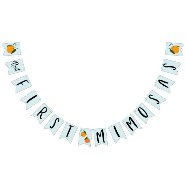 Men först Mimosas Bunting Flaggor (Alla)