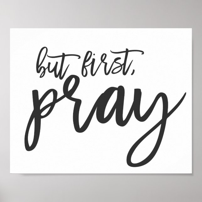 Men först, Pray Poster (Framsidan)