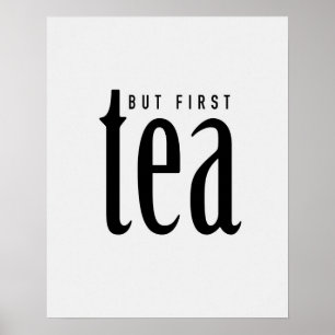 Men först, tea poster