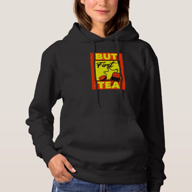 Men först Tea T Shirt (Framsida)