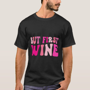 Men först vin drinkande möhippa matchande t shirt