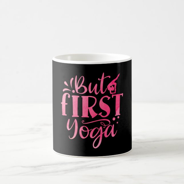 Men först Yoga Kaffemugg (Center)