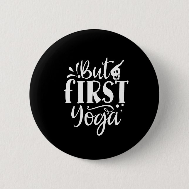 men först yoga knapp (Framsida)