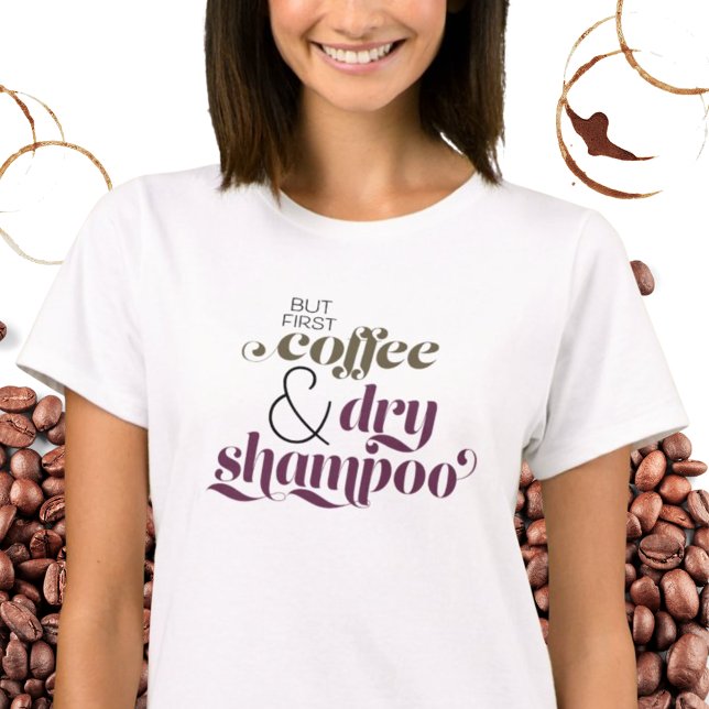 Men första Grönten för kaffefynlig offerttypografi T Shirt (Skapare uppladdad)