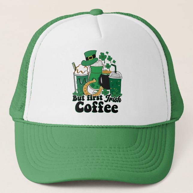 Men första irländska kaffet: A St. Patrick Day Bre Keps (Framsida)