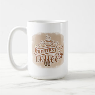 Men första kaffe kaffemugg