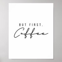 Men första kaffe