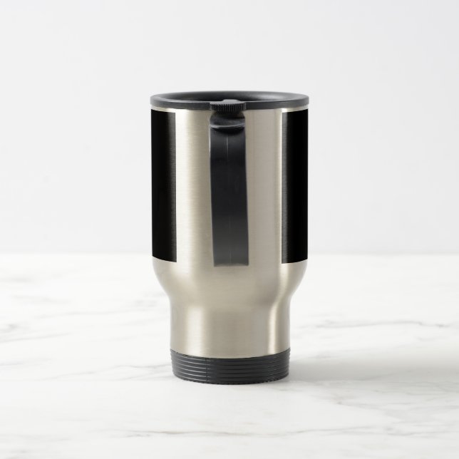 Men första kaffe reser resemugg (Handtag)