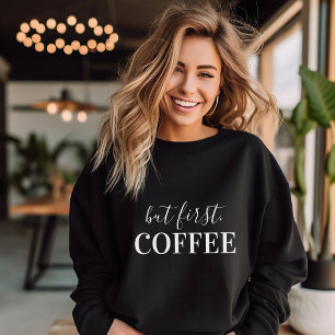 Men första kaffe t shirt