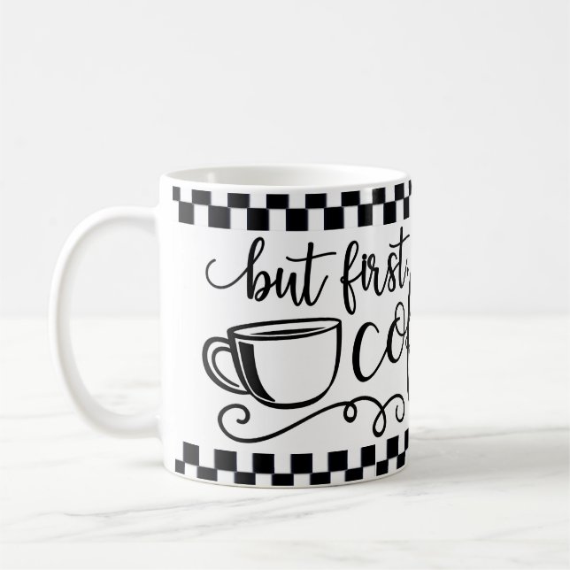 Men första kaffekaffet Kopp Mugg-teafen (Vänster)