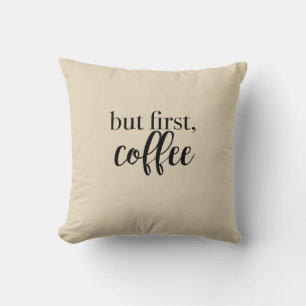 Men första kaffepillow kudde