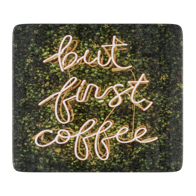 Men första kaffet, Neon Ljus, citat (Framsidan)