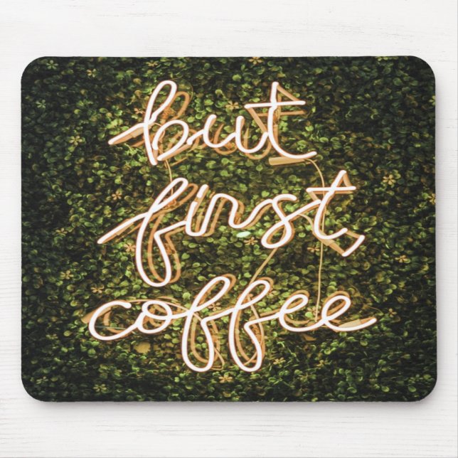 Men första kaffet, Neon Ljus, citat Musmatta (Framsidan)