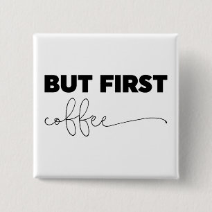 Men första kaffetypografi knapp