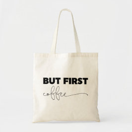 Men första kaffetypografi tygkasse