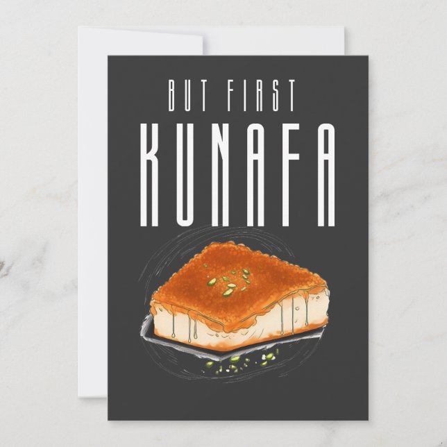 Men första Knafeh Kunafa Kunafeh AI genererade ك ن Inbjudningar (Framsida)