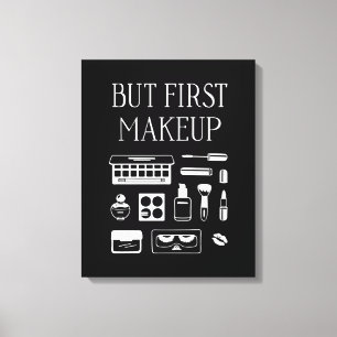 Men första Makeup Canvastryck
