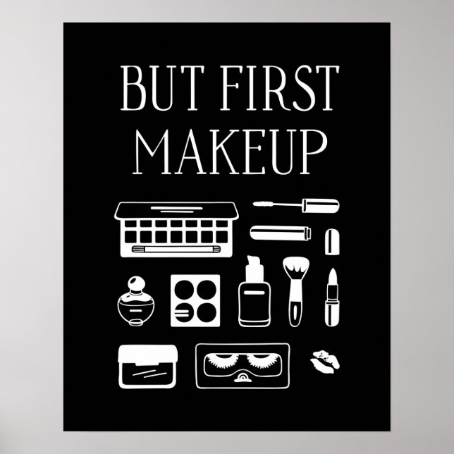 Men första Makeup Poster (Framsidan)