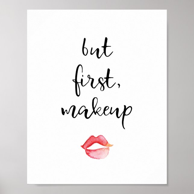 Men första Makeup Poster (Framsidan)