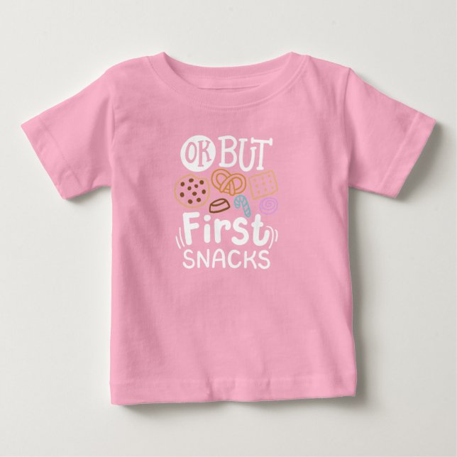 Men första snacket t shirt (Framsida)