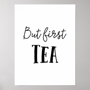 Men första Tea, affisch