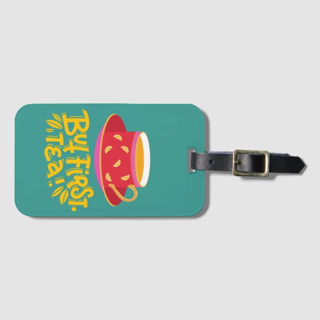 MEN FÖRSTA TEA BAGAGEBRICKA (Framsida horisontal)