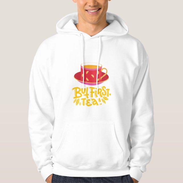 MEN FÖRSTA TEA HOODIE (Framsida)