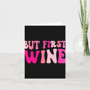 Men första Vin som dricker Bachelorette Party Matc Kort