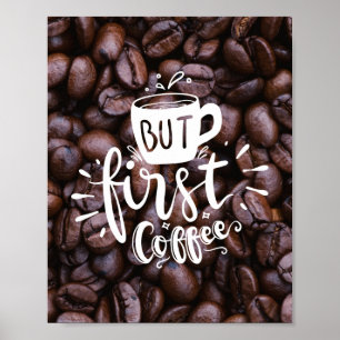 Men förstaoffertsoffertböna för vit typografi poster