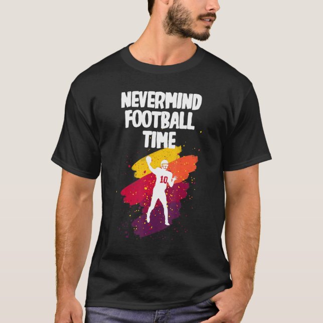 Men fotbollstiden t shirt (Framsida)