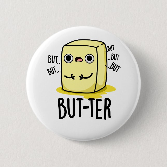 Men...funny Butter Pun Knapp (Framsida)