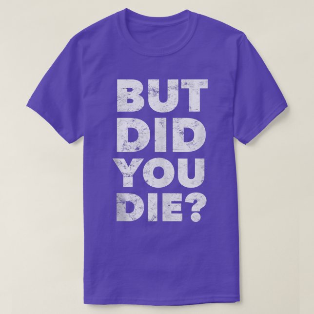 Men gjorde du det? - Luse Gym Workout Motivational T Shirt (Design framsida)