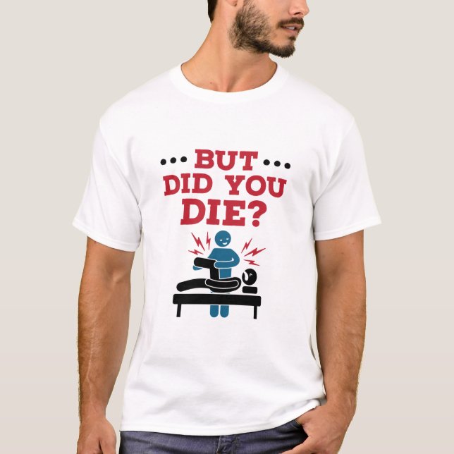 Men gjorde du det? t shirt (Framsida)
