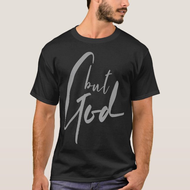 Men Gud (backfront) Isaiah 43 19 Jesus Christian F T Shirt (Framsida)