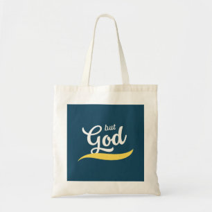 Men Gud Blue Christian Faith Shopping Tote Bag Tygkasse