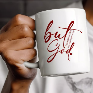 Men Gud gjorde Religiösan Motiv citat Kaffemugg
