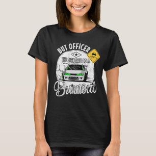 Men han sa att han skulle göra en utbränning t shirt