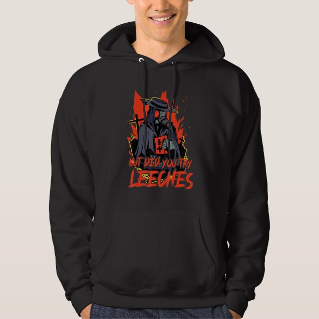 Men har du provat Linglederna Plague Doktor Mask C Hoodie (Framsida)