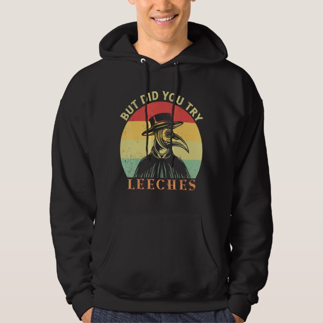 Men har du provat Linglederna Plague Doktor Mask C Hoodie (Framsida)