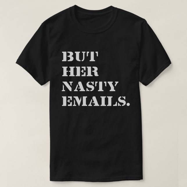Men hennes elaka mejl t shirt (Design framsida)