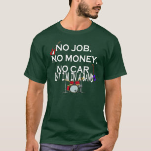 Men I-förmiddag i ett musikband - mörk T-shirt