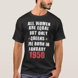 Men i januari 1950 föds bara köer t shirt