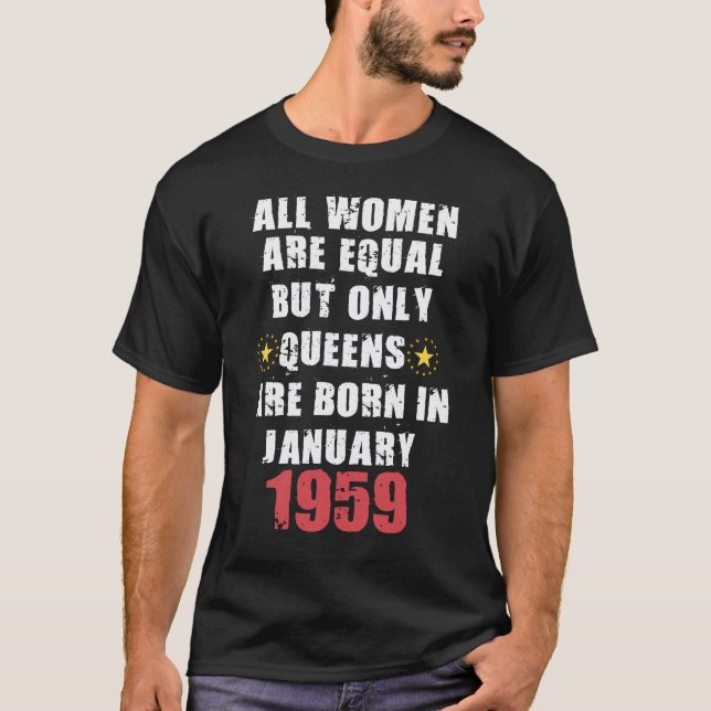 Men i januari 1959 föds bara köer t shirt (Framsida)