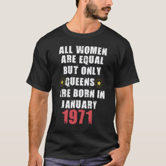 Men i januari 1971 föds bara köer t shirt