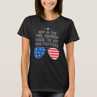 Men i slutamerikan valde pojken som satte stopp t shirt
