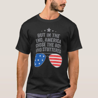 Men i slutamerikan valde pojken som satte stopp t shirt